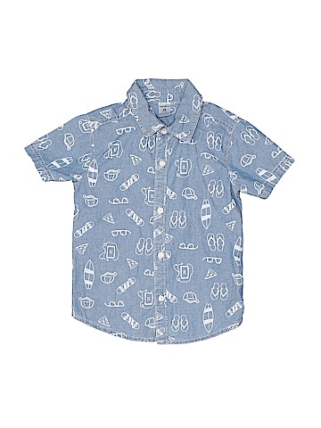 Carter's Short Sleeve Button-Down Shirt (view 1)