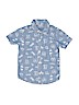 Carter's 100% Cotton Blue Short Sleeve Button-Down Shirt Size 4T - photo 1