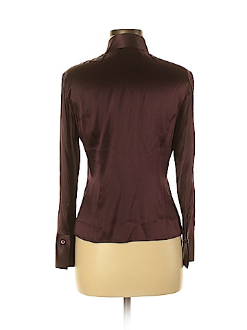 Ann Taylor Long Sleeve Silk Top (view 2)