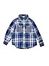 Lands' End 100% Cotton Blue Long Sleeve Button-Down Shirt Size 4 - photo 1