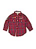 Hatley 100% Cotton Red Long Sleeve Button-Down Shirt Size 4 - photo 1