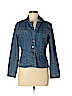 Bill Blass 100% Cotton Blue Denim Jacket Size M (petite) - photo 1