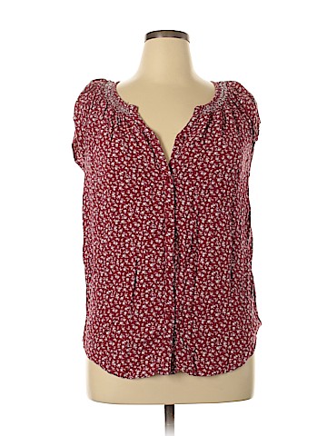 Faded Glory Sleeveless Button-Down Shirt (view 1)
