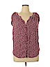 Faded Glory 100% Rayon Burgundy Sleeveless Button-Down Shirt Size XL - photo 1
