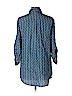 Want and Need 100% Lyocell Blue 3/4 Sleeve Button-Down Shirt Size L - photo 2