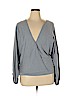 Melrose and Market Blue Long Sleeve Top Size XL - photo 1