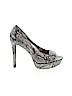 Jessica Simpson Gray Heels Size 8 1/2 - photo 1