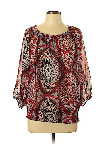 Daisy Fuentes 3/4 Sleeve Blouse (view 1)