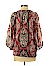 Daisy Fuentes 100% Polyester Red 3/4 Sleeve Blouse Size L - photo 2