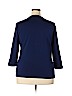 Zorrel Blue 3/4 Sleeve Top Size XXL - photo 2
