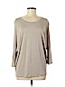 Vince. 100% Rayon Tan 3/4 Sleeve Top Size S - photo 1