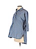 Gap - Maternity 100% Cotton Blue 3/4 Sleeve Henley Size XS - photo 1