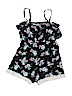 Justice 100% Rayon Black Romper Size 10 - photo 2