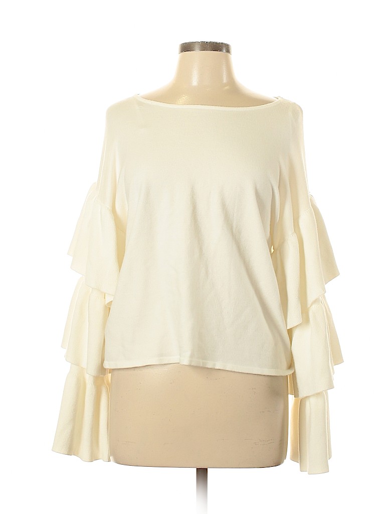 Zara Ivory Pullover Sweater Size M - photo 1