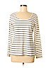 Lands' End 100% Cotton Tan Long Sleeve T-Shirt Size M (petite) - photo 1