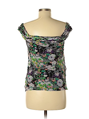 A Pea in the Pod Short Sleeve Silk Top (view 2)