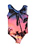 Unbranded Tropical Blue One Piece Swimsuit Size 6 - photo 2