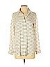 Club Monaco Ivory Long Sleeve Button-Down Shirt Size S (petite) - photo 1