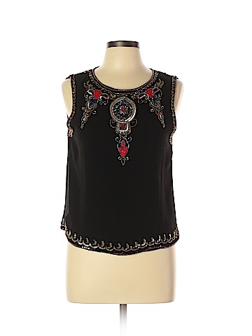 Alice + Olivia Sleeveless Silk Top (view 1)