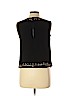 Alice + Olivia 100% Silk Black Sleeveless Silk Top Size L - photo 2