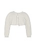 Cherokee Solid White Cardigan Size 4T - photo 1