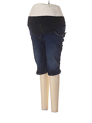 Indigo Blue Denim Shorts (view 1)