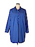 Old Navy 100% Cotton Blue Casual Dress Size XXL - photo 1