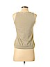 Theory 100% Cotton Tan Sleeveless Top Size P (petite) - photo 2