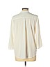 Ann Taylor 100% Polyester Ivory 3/4 Sleeve Blouse Size L (petite) - photo 2
