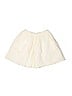 Tea 100% Cotton Solid Ivory Skirt Size 8 - photo 1