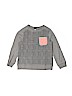Tea 100% Cotton Checkered-gingham Houndstooth Gray Sweatshirt Size 7 - photo 1