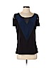 AIKO 100% Viscose Black Short Sleeve Top Size XS - photo 1