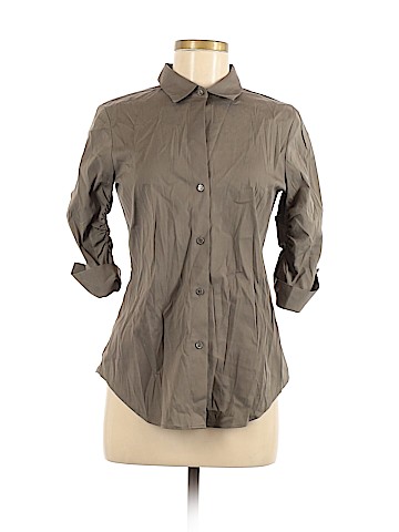 Theory 3/4 Sleeve Button-Down Shirt (view 1)