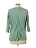 Color Thread 100% Polyester Teal 3/4 Sleeve Top Size L - photo 2