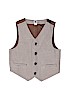 Janie and Jack 100% Cotton Brown Tuxedo Vest Size 3 - photo 1