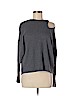Express Gray Long Sleeve Top Size M - photo 1