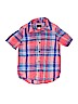 The Children's Place 100% Cotton Pink Short Sleeve Button-Down Shirt Size 7 - 8 - photo 1