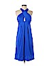 Diane von Furstenberg Blue Cocktail Dress Size 6 - photo 1