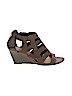 Donald J Pliner Brown Wedges Size 8 - photo 1