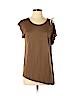 Bottega Veneta 100% Viscose Brown Short Sleeve Top Size EU (IT) 40 / US 4 - photo 1