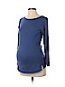 Motherhood Blue Long Sleeve Top Size S - photo 1