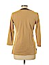 Lauren by Ralph Lauren 100% Cotton Tan 3/4 Sleeve Top Size M - photo 2