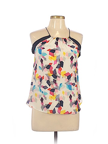 Trina Turk Sleeveless Silk Top (view 1)