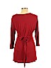 Motherhood Red 3/4 Sleeve Top Size L - photo 2