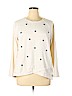 Ann Taylor LOFT Outlet 100% Polyester Ivory Sweatshirt Size XL - photo 1