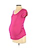 Liz Lange Maternity Pink Short Sleeve T-Shirt Size S - photo 1