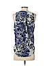 Rebecca Taylor 100% Silk Blue Sleeveless Silk Top Size 0 - photo 2