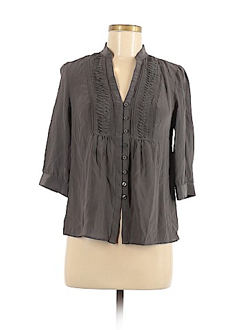 Banana Republic 3/4 Sleeve Silk Top (view 1)