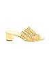 Mansur Gavriel 100% Leather Gold Heels Size EU 39 - photo 1