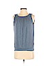 Ann Taylor LOFT Outlet Blue Sleeveless Top Size S (petite) - photo 1